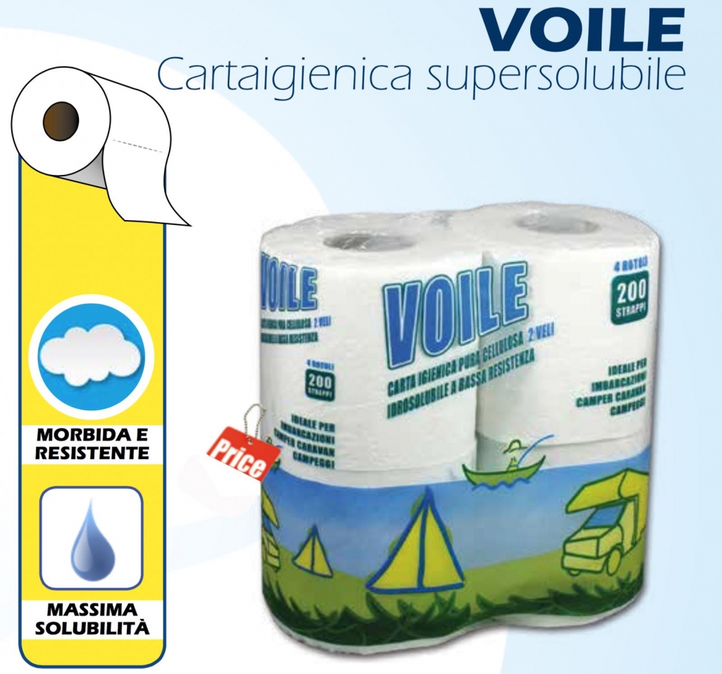 CARTA IGIENICA VOILE'4rt200sc
